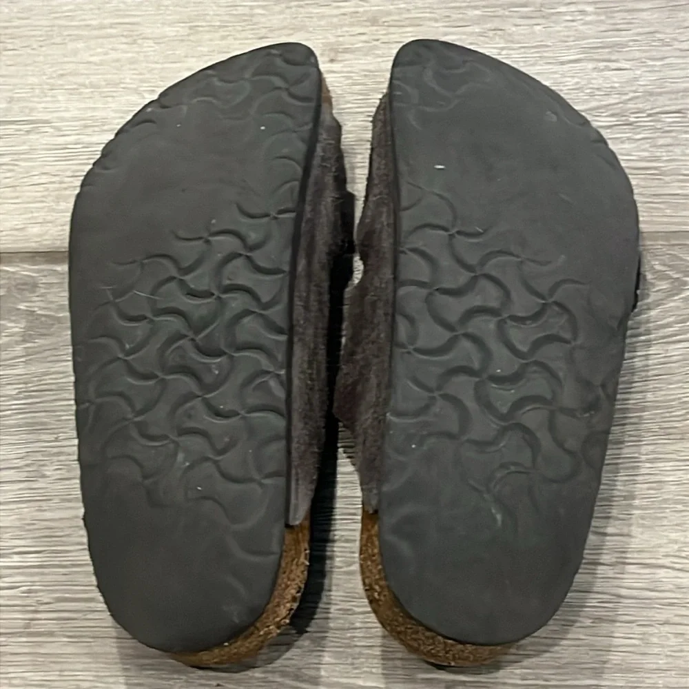 Birkenstock Women’s Dark Gray Suede Sandals size 37
